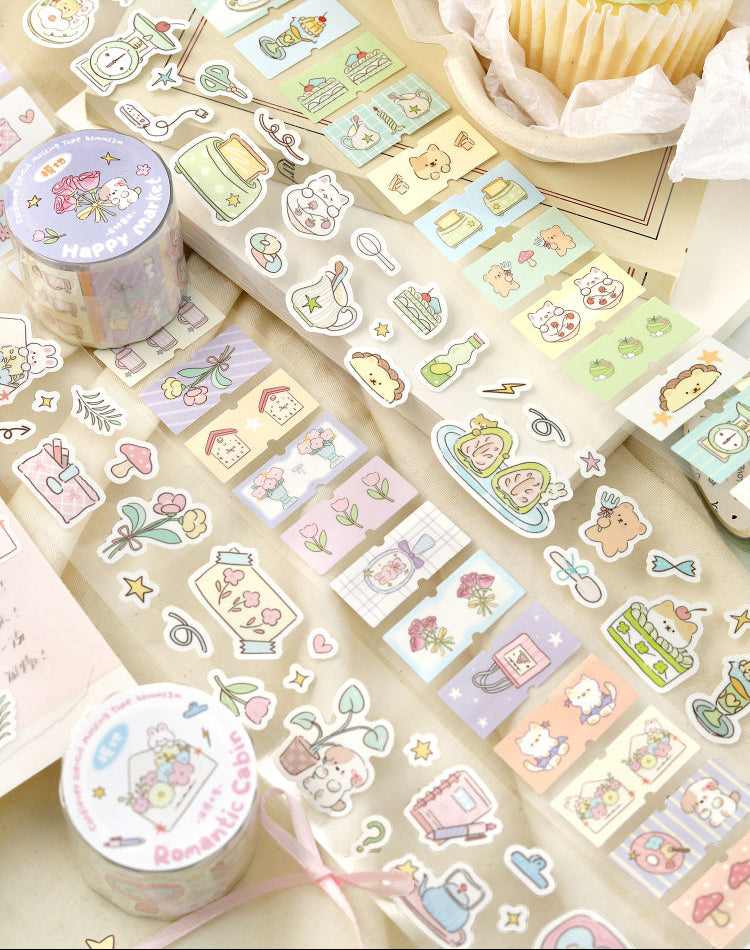Cardlover - Wandering in Happiness Die-Cut Stickers Roll