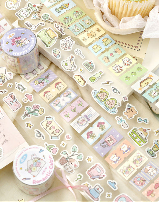 Cardlover - Wandering in Happiness Die-Cut Stickers Roll