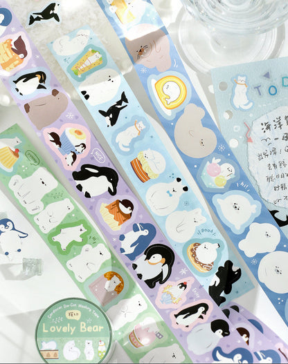 Cardlover - Polar Friends Die-Cut Stickers Roll