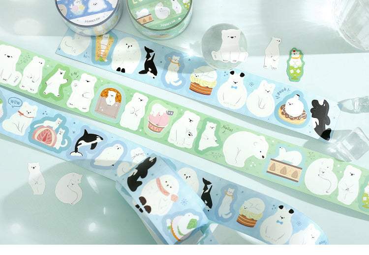 Cardlover - Polar Friends Die-Cut Stickers Roll