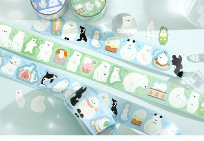 Cardlover - Polar Friends Die-Cut Stickers Roll