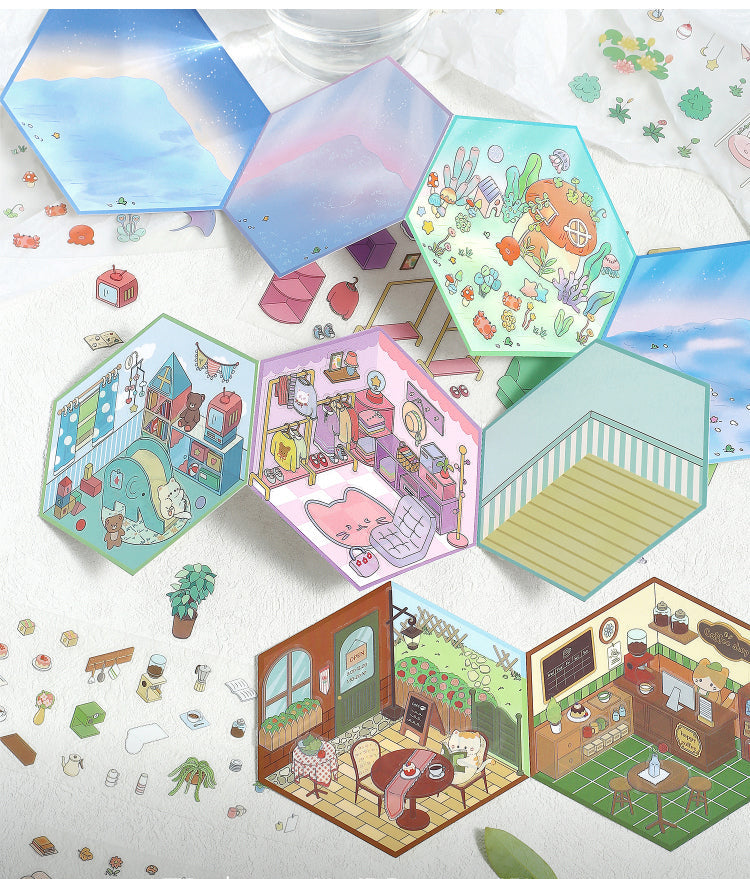 Cardlover - My Mini World Series - Scene Stickers