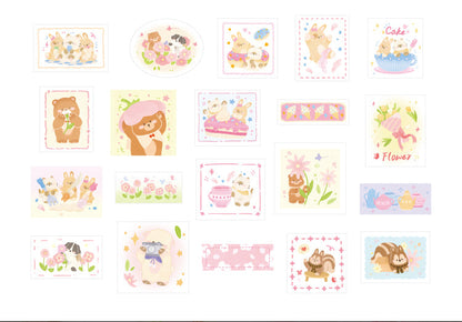 Cardlover - Vibrant Forest Island Flake Stickers