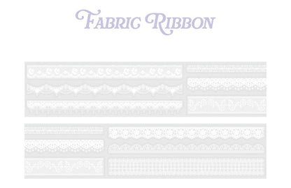 Cardlover - Waltz of Lace PET Glitter Stickers Roll (Die-cut)