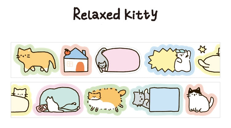 Cardlover - Full-Time Chill Die-Cut Writable Stickers Roll