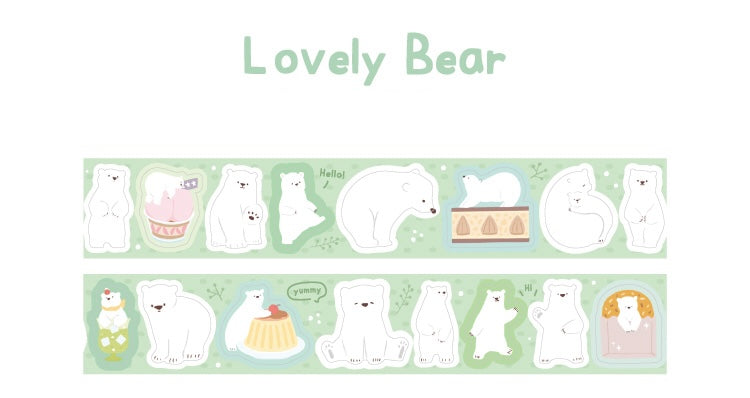 Cardlover - Polar Friends Die-Cut Stickers Roll