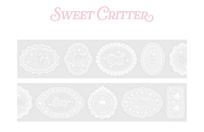 Cardlover - Waltz of Lace PET Glitter Stickers Roll (Die-cut)