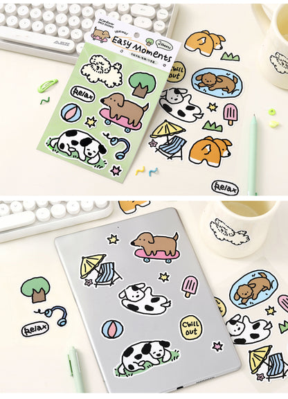 Cardlover - Full Time Chill Stickers