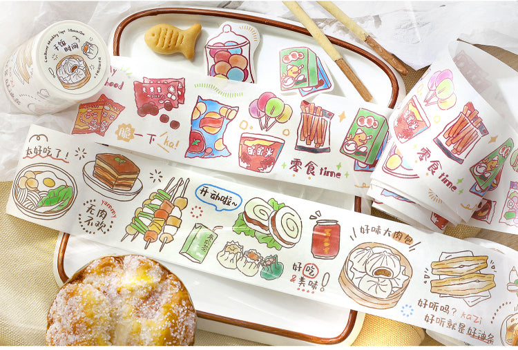 Cardlover - Snack Time Washi Stickers Roll (50mm)