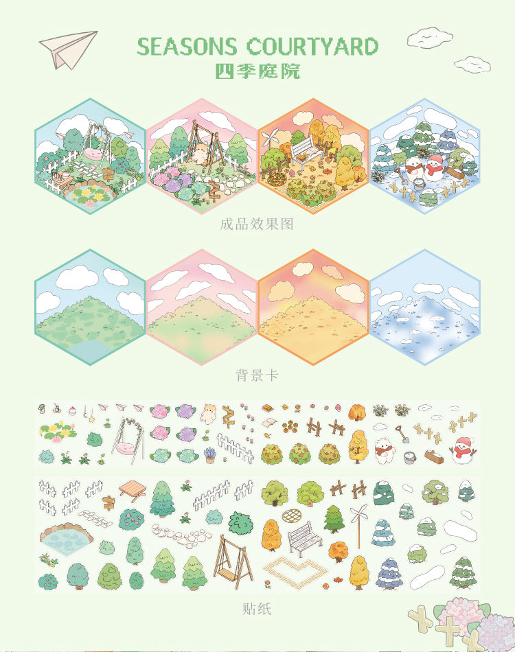 Cardlover - My Mini World Series - Scene Stickers