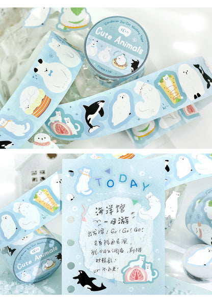 Cardlover - Polar Friends Die-Cut Stickers Roll