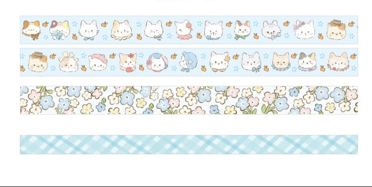 Cardlover - Flower Sweetheart Washi Tape Sets (3 Rolls Per Pack)