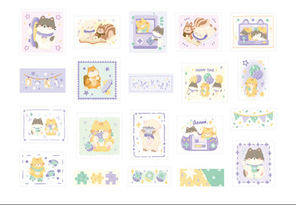 Cardlover - Vibrant Forest Island Flake Stickers