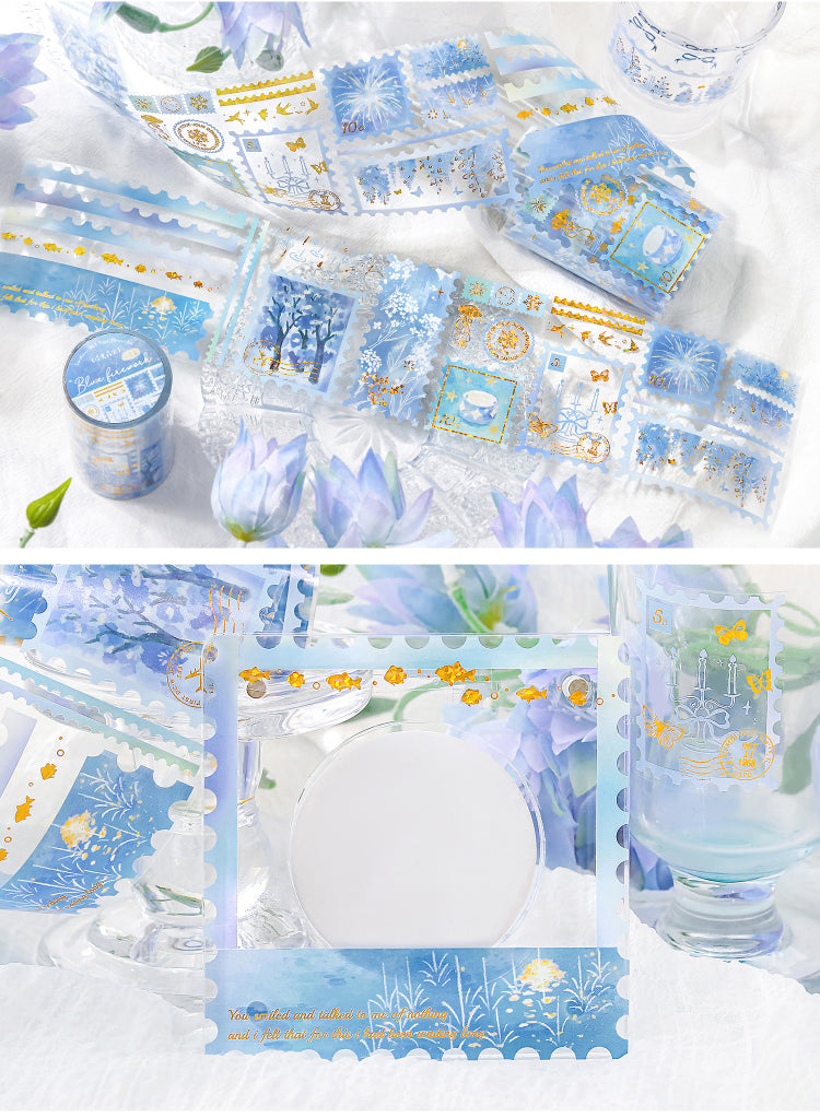 Cardlover - Tracing Gilded Shadows PET Gold Foil Stickers Roll