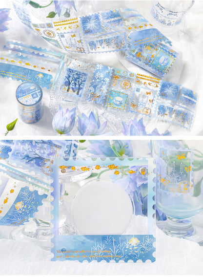 Cardlover - Tracing Gilded Shadows PET Gold Foil Stickers Roll