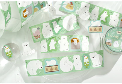 Cardlover - Polar Friends Die-Cut Stickers Roll