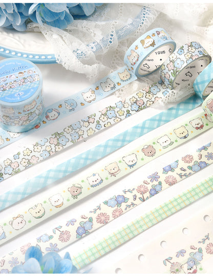 Cardlover - Flower Sweetheart Washi Tape Sets (3 Rolls Per Pack)