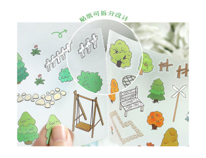 Cardlover - My Mini World Series - Scene Stickers