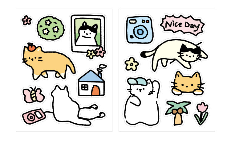 Cardlover - Full Time Chill Stickers