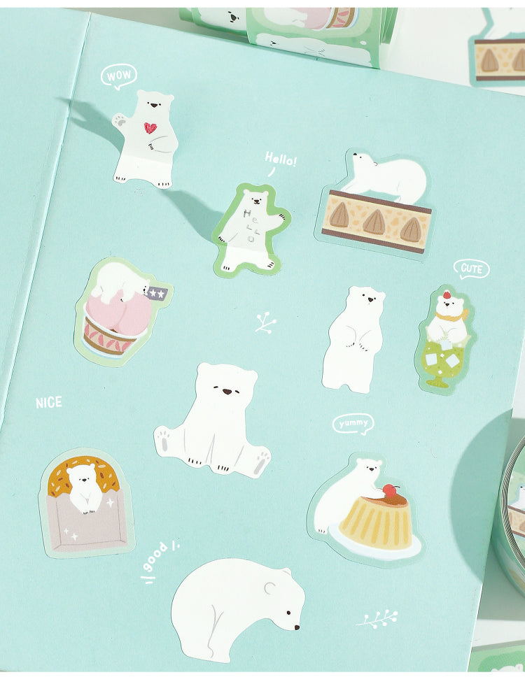 Cardlover - Polar Friends Die-Cut Stickers Roll
