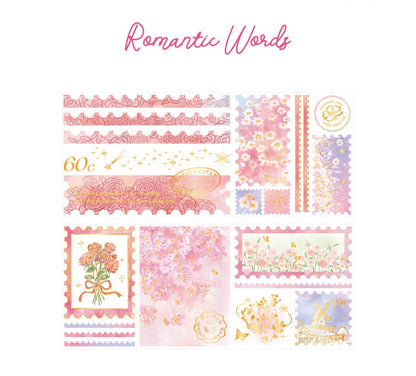 Cardlover - Tracing Gilded Shadows PET Gold Foil Stickers Roll