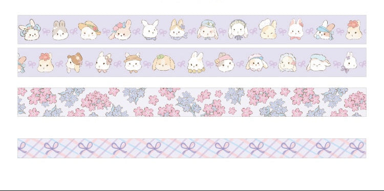 Cardlover - Flower Sweetheart Washi Tape Sets (3 Rolls Per Pack)