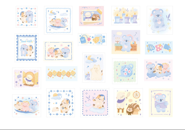 Cardlover - Vibrant Forest Island Flake Stickers