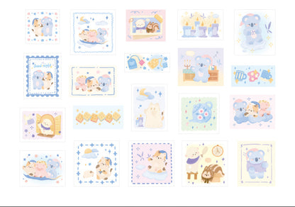 Cardlover - Vibrant Forest Island Flake Stickers