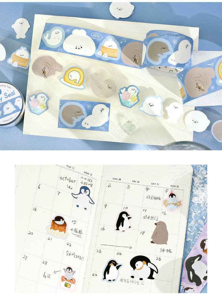 Cardlover - Polar Friends Die-Cut Stickers Roll