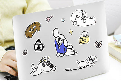 Cardlover - Pupu Daily Series - Color-It-Yourself Stickers