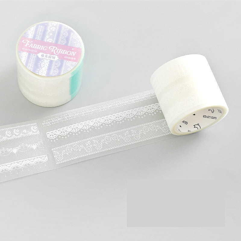Cardlover - Waltz of Lace PET Glitter Stickers Roll (Die-cut)