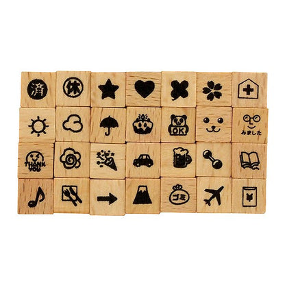 Kodomo No Kao Stamps - Alphabet and Emoji Stamps Sets