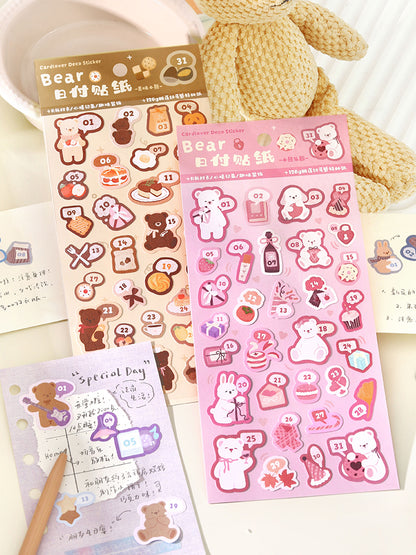 Cardlover - Bear's Polka Date Stickers