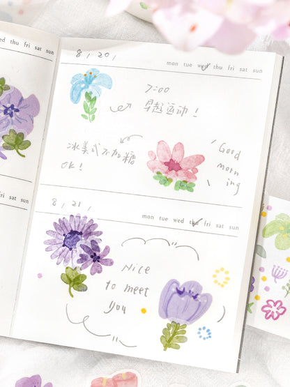 Cardlover - Floristry Die-Cut Stickers Roll