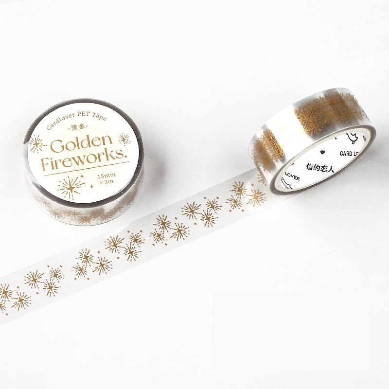 Cardlover - Capriccio PET Gold/Silver Foil Tape (15mm)