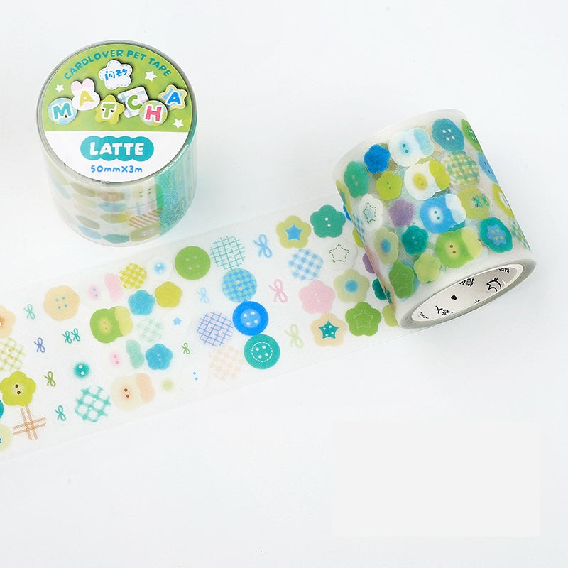 Cardlover - Little Buttons PET Glitter Stickers Roll