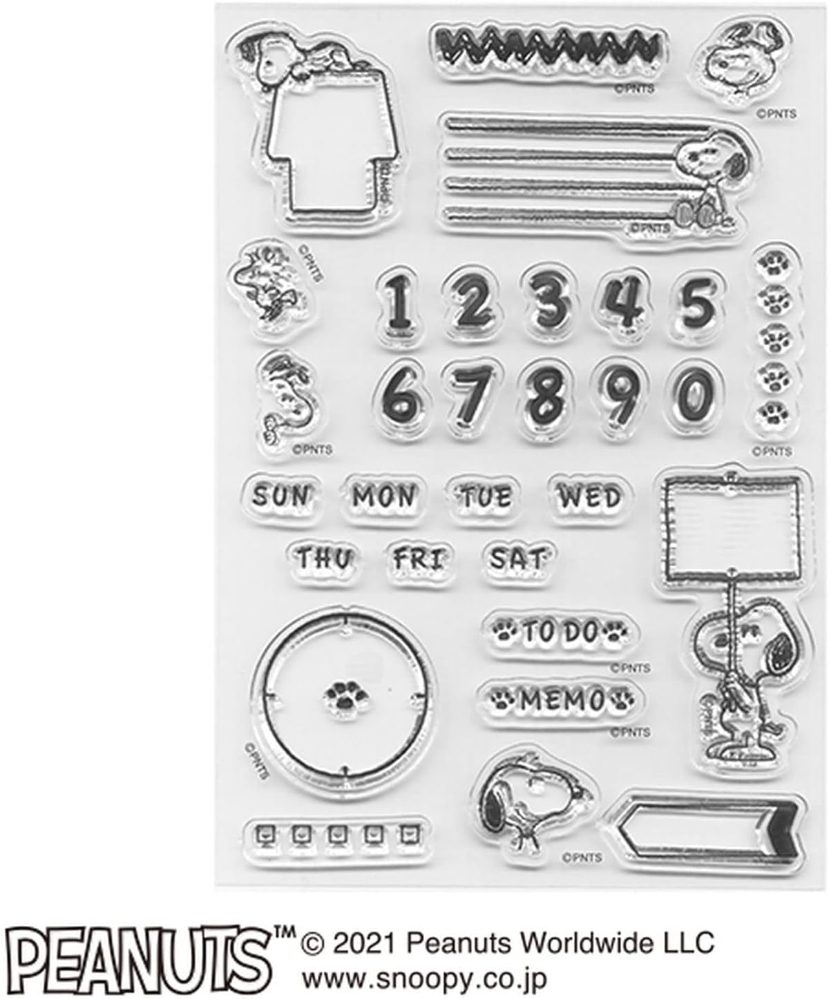 Kodomo No Kao Clear Stamps - Snoopy Journal