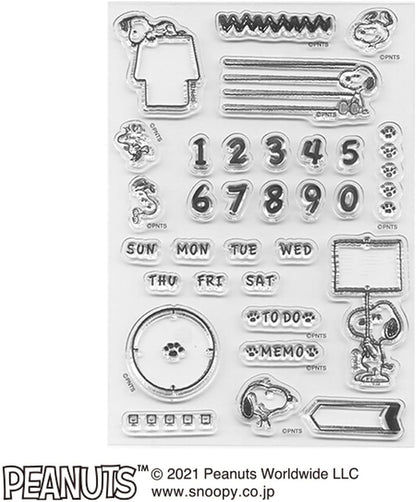 Kodomo No Kao Clear Stamps - Snoopy Journal
