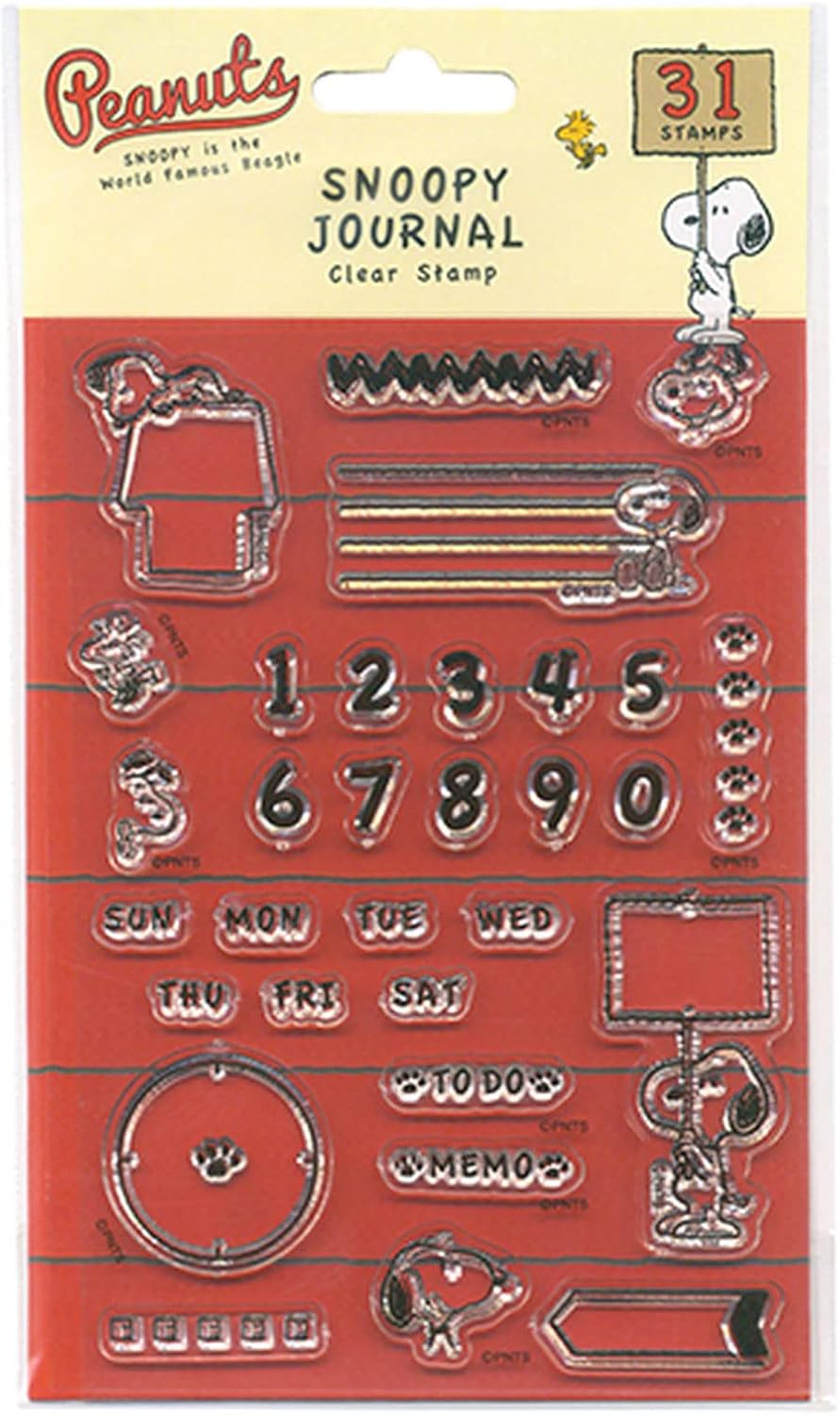 Kodomo No Kao Clear Stamps - Snoopy Journal
