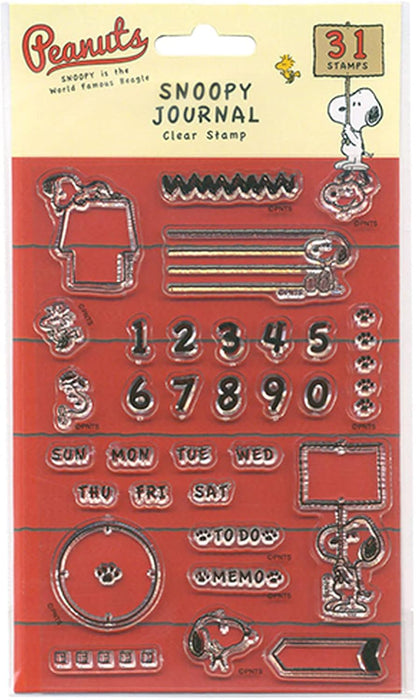 Kodomo No Kao Clear Stamps - Snoopy Journal