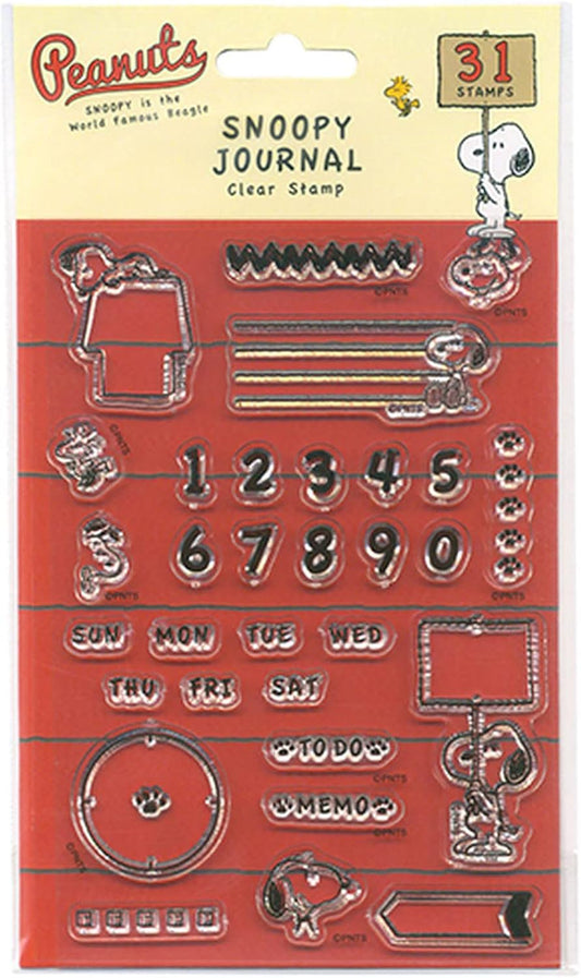 Kodomo No Kao Clear Stamps - Snoopy Journal