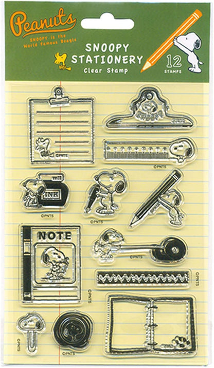 Kodomo No Kao Clear Stamps - Snoopy Stationery