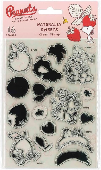Kodomo No Kao Clear Stamps - Snoopy Naturally Sweets