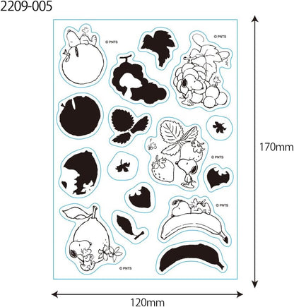 Kodomo No Kao Clear Stamps - Snoopy Naturally Sweets