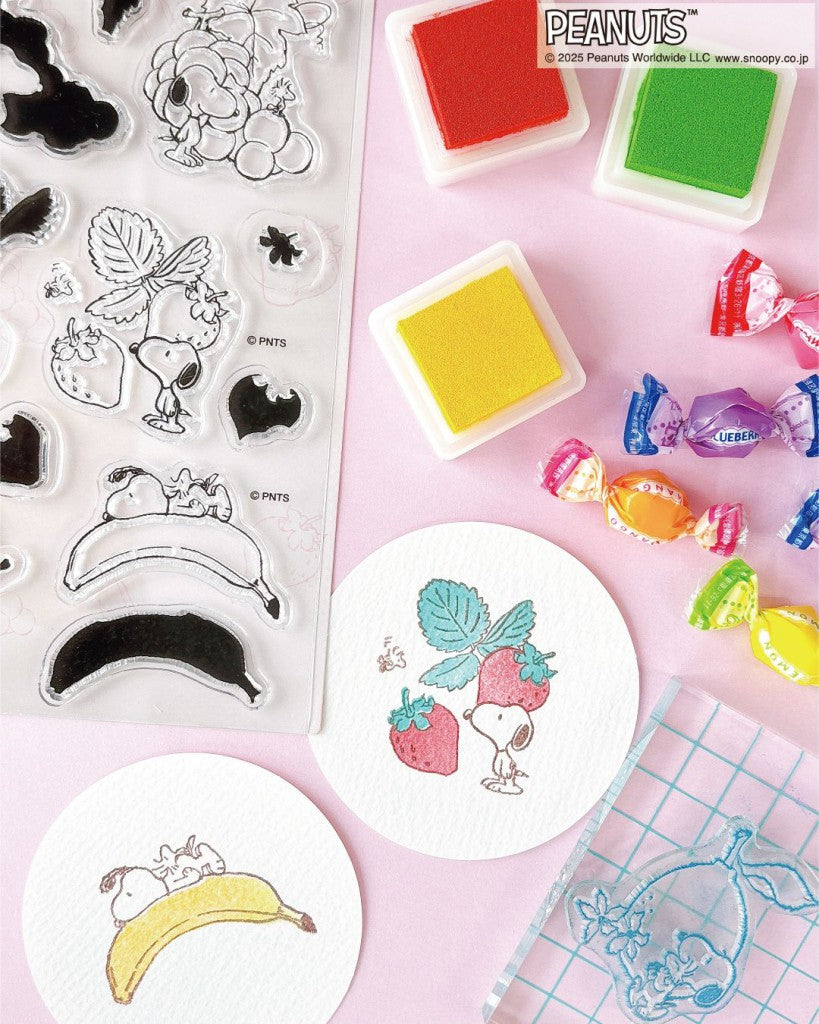 Kodomo No Kao Clear Stamps - Snoopy Naturally Sweets