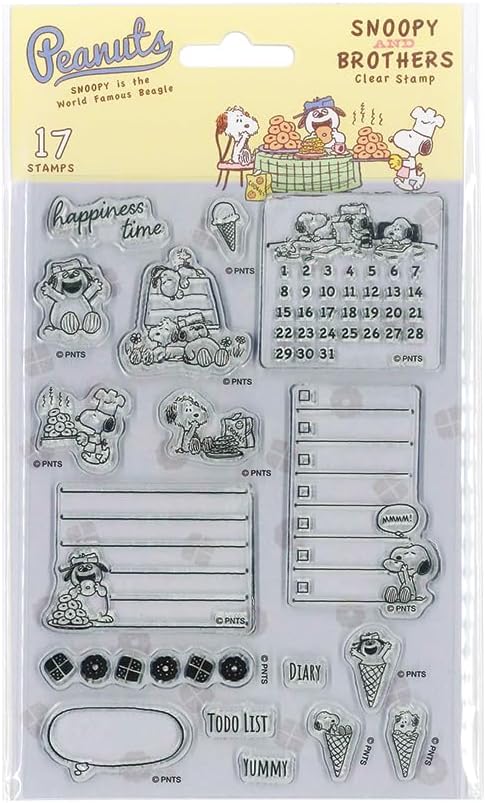 Kodomo No Kao Clear Stamps - Snoopy and Brothers