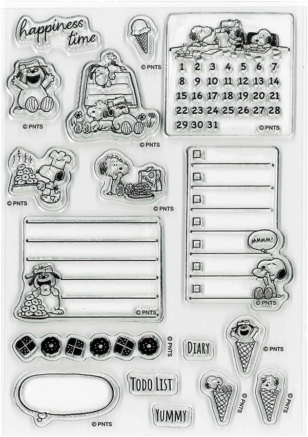 Kodomo No Kao Clear Stamps - Snoopy and Brothers