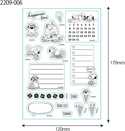 Kodomo No Kao Clear Stamps - Snoopy and Brothers