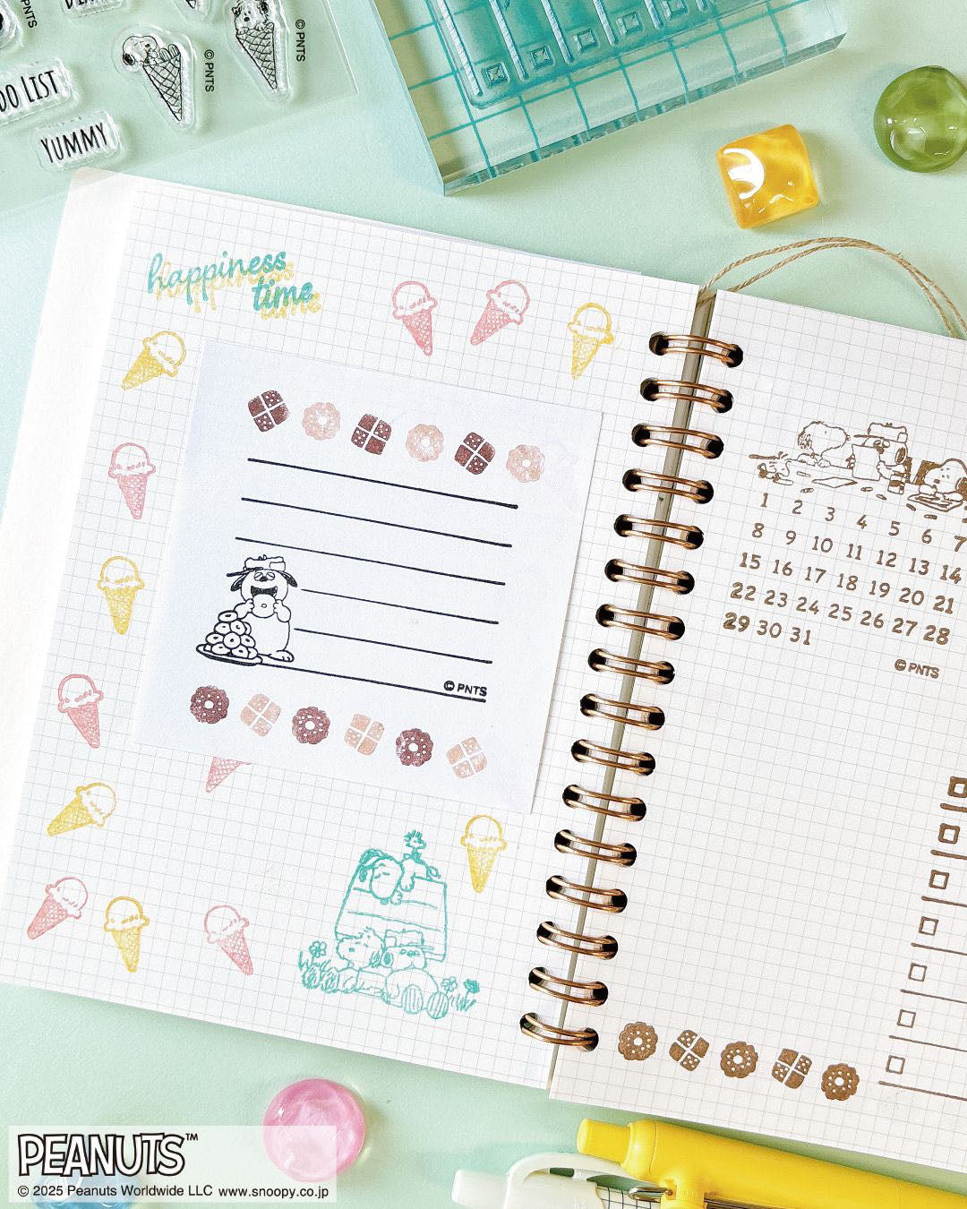 Kodomo No Kao Clear Stamps - Snoopy and Brothers
