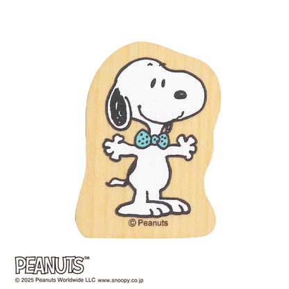 Kodomo No Kao Snoopy Wood Piece Stamps